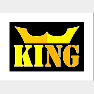 KING GOLDEN YELLOW Posters and Art